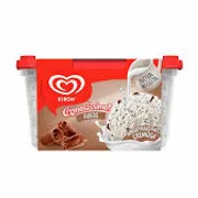 Sorvetes Kibon: SORVETE FLOCOS 1,5 LITROS - O Sorvete Kibon Cremosíssimo Flocos 1,5L é um dos sabores mais tradicionais da marca, conhecido pela textura cremosa combinada com flocos de chocolate.