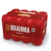 CERVEJAS: PACK DE BRAHMA 473 ML - FARDO COM 12 UNIDADES