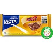 Salgadinhos, Chocolate e Bolachas: BARRA LACTA SHOT 80 GR - BARRAS