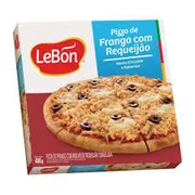 Alimentos Congelados: PIZZA LEBON FRANGO COM REQUEIJÃO 400 GR CONGELADA - CONGELADO