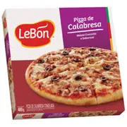 Alimentos Congelados: PIZZA LEBON CALABRESA 400 GR CONGELADA - CONGELADA