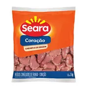 Alimentos Congelados: CORAÇÃO SEARA CONGELADO 1 KG - CONGELADO