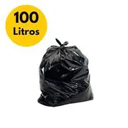 LIMPEZA: SACO DE LIXO PRETO 100 LITROS - 1 UNIDADE