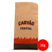 CARVÃO: CARVÃO DE 3 KG - CARVÃO DE 3 KG