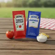 Acompanhamentos: Saches - Sache de ketchup e Maionese