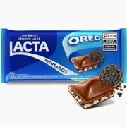 Salgadinhos, Chocolate e Bolachas: CHOCOLATE OREO RECHEADA 90 G - BARRA OREO RECHEADO