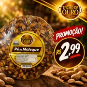 *Promoção*: Pé de Moleque 180g Promoção - 180g