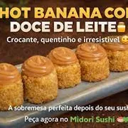 Sobremesas: Hot banana doce de leite 8 uni. - hot banana com doce de leite