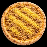 Nobres: 49 - Strogonoff de carne - Pizza Grande (Ingredientes: Molho de Tomate, mussarela, estrogonofe de gado, orégano, batata palha)