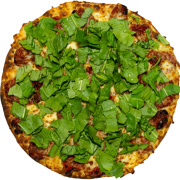 Tradicionais: Tomate Seco Rúcula - Pizza Grande (Ingredientes: Molho de Tomate, Mussarela, Orégano, Rúcula, Tomate Seco)