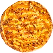 Carnes: Bacon com Geleia - Pizza Pequena (Ingredientes: Molho, Mussarela, Bacon cubos, Geleia de abacaxi com pimenta)