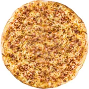 Carnes: Bacon - Pizza Pequena (Ingredientes: Molho, Bacon, Muçarela)