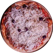 Salgadas: Atum I - Pizza Grande - Salgada (Ingredientes: Cebola, Atum Sólido)
