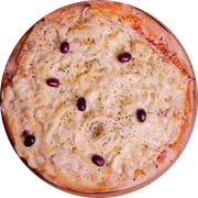 Salgadas: Portuguesa com Mussarela - Pizza Broto - Salgada (Ingredientes: Mussarela, Cebola, Ervilha, Ovos, Presunto Picado)