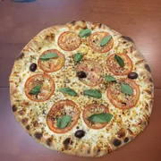 SALGADAS: Marguerita - PROMO - Manjericão, Molho, Parmesão, Tomate, Azeitona, Muçarela, Orégano