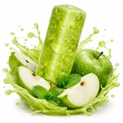 Gelos Sabores: Gelo Ice Drink - Maça Verde - Gelo Saquinho Sabor Maça 200ml