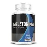 Suplementos & Fitoterápicos: Melatonina 3MG 60 caps RN - Melhora a qualidade do sono.