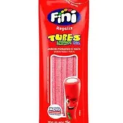Fini: Fini Tubes - Morango e nata Azedinho - 15g