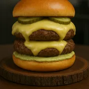Burguer Artesanal: Campo Limpo - Burguer Artesanal (Ingredientes: Dois Burgers Artesanais de 150g Grelhados no Ponto Perfeito, Queijo Prato Derretido, Picles Crocante, Pão Brioche Macio e Selado, Maionese da Casa)