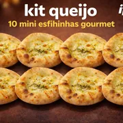 Combos mini: Kit Queijo - 10 mini efihinhas de queijo