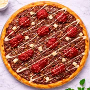 Doces: Romeu e Julieta - Pizza Grande (Ingredientes: Mussarela, Goiabada, Chocolate)