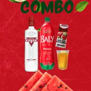 Combo: Combo vodka kovak energético melancia - Combo (Ingredientes: 01 Energético, 01 Vodka, 02 Copão, 04 Gelos)