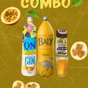 Combo: Combo Gin QN Tropical - Combo (Ingredientes: 01 Gin, 01 Energético, 04 Gelos, 02 Copão)