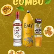Combo: Combo sminorff Energético Tropical - Combo (Ingredientes: 01 Energético, 04 Gelos, 02 Copão, 1 sminoorf)