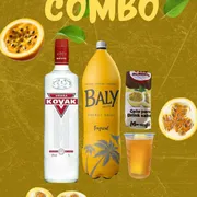 Combo: Combo vodka kovak energético tropical - Combo (Ingredientes: 01 Energético, 01 Vodka, 02 Copão, 04 Gelos)