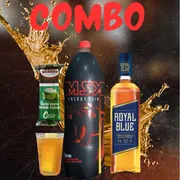 Combo: Combo Royal Blue - Combo (Ingredientes: 01 Whisky, 01 Energético, 04 Gelos, 02 Copão)