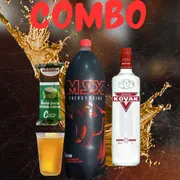 Combo: Combo vodka kovak energético tradicional - Combo (Ingredientes: 01 Energético, 01 Vodka, 02 Copão, 04 Gelos)