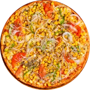 As Mais Pedidas: Milho Verde - Pizza Grande (Ingredientes: Azeitona, Cebola, Milho, Molho, Mussarela, Orégano, Tomate)