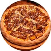 Doces: Banana - Pizza Grande (Ingredientes: banana madura, Canela, Leite Condensado, Mussarela)