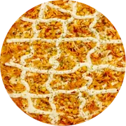 SELEÇÃO DO PONTO: Caipira - Pizza Grande (Ingredientes: Frango Desfiado, Milho, Molho de Tomate, Mussarela, Orégano, Requeijão Cremoso)