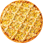 SELEÇÃO DO PONTO: Milho com Requeijão Cremoso - Pizza Grande (Ingredientes: Milho, Molho de Tomate, Mussarela, Orégano, Requeijão Cremoso)