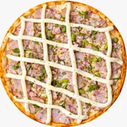 Seleçãodo Ponto: Basca - Pizza Grande (Ingredientes: Bacon, Molho de Tomate, Mussarela, Orégano, Pimentão, Presunto, Requeijão Cremoso)