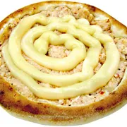 esfiha salgada: Esfiha 2 queijos - Mussarela e catupiry