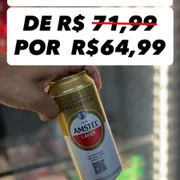 Promoções: Amstel Latão 10un)
