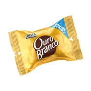 Salgadinhos, Chocolate e Bolachas: BOMBOM OURO BRANCO - 20 G
