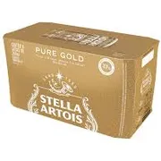 Packs de Cervejas: Pack Stella Artois Pure Gold 269ml com 8 unid. - Stella Artois Pure Gold é a evolução de Stella Artois Sem Glúten com 17% menos calorias que a versão regular, mas com todo o sabor que os consumidores já conhecem.