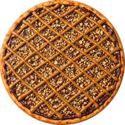 Doces: CHARGE - Pizza Grande (Ingredientes: AMENDOIN, Chocolate, Doce de Leite)
