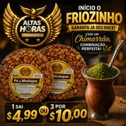 *Promoção*: 3 Pé de Moleque POR $ 10,00 - 3 unidades por 10