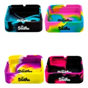 CINZEIROS: CINZEIRO SADHU SILICONE QUADRADO MIX DE CORES - G - ACIMA DE 3 UNIDADES SAI R$ 17,50 CADA