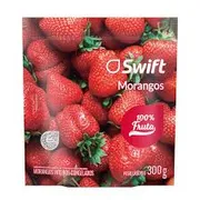 Frutas Congeladas: Morangos Swift 300g - Morangos Inteiros Congelados 300g