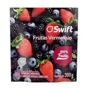 Frutas Congeladas: Mix de Frutas Vermelhas Swift 300g - Mix de Frutas Vermelhas Congeladas 300g