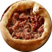 Esfihas Salgadas: Esfiha Calabresa 1 - Calabresa, cebola, tomate e salsa