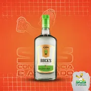 Gin: Rocks Maçã Verde 1L)
