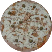 Especiais: Frango Catupiry 1 - Catupiry Original - Pizza Grande (Ingredientes: Molho de Tomate Artesanal, Frango Desfiado, Catupiry, Azeitonas Sem Caroço)