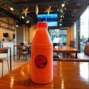 Suco: Suco de laranja com morango - Garrafa suco de laranja com morango 500ml
