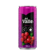 Suco: Del Valle UVA Lata 290ml - Desfrute de todo o frescor oferecido por Del Valle Néctar, produzido com 50% de suco ou polpa da fruta.